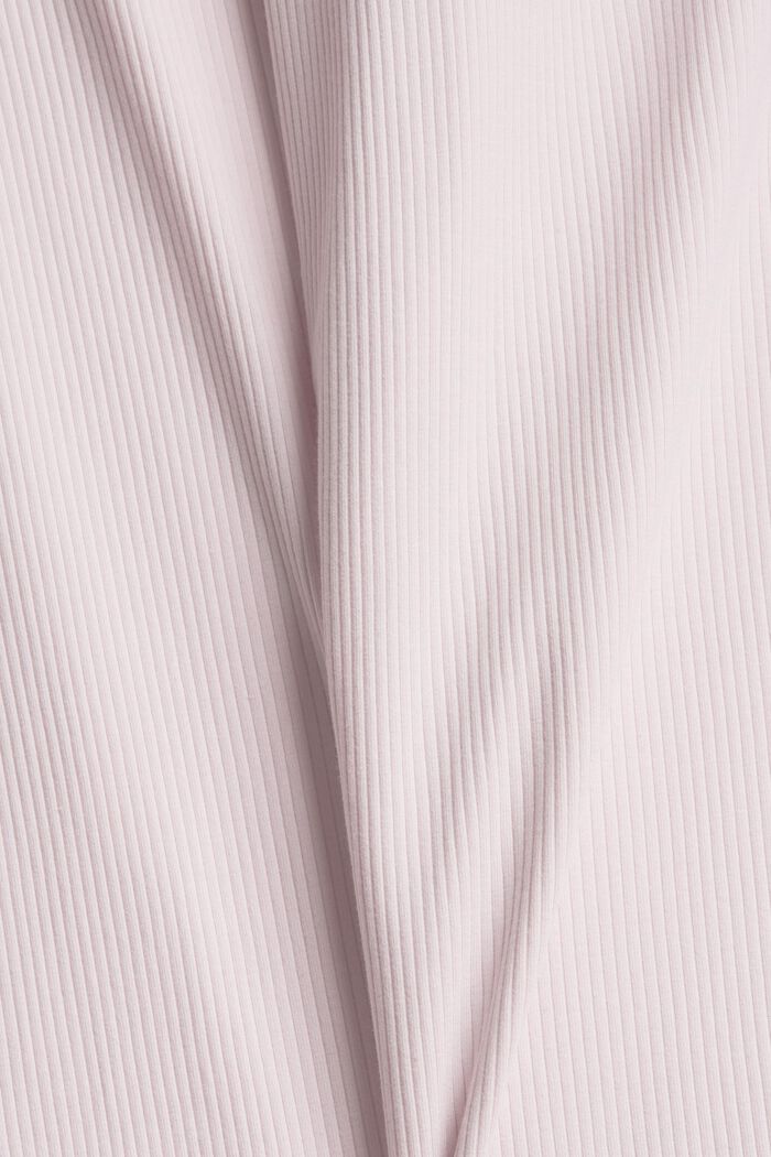 Pyjama bottoms made of ribbed jersey, PASTEL PINK, detail image number 4