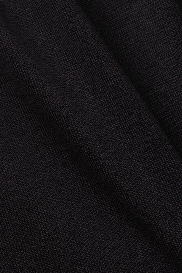 Basic roll neck jumper, LENZING™ ECOVERO™, BLACK, detail image number 5