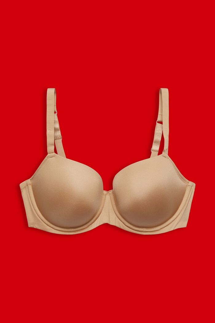 Padded Underwire Bra, DUSTY NUDE, detail image number 0