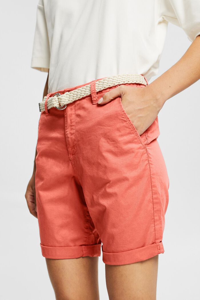 Woven Shorts, CORAL, detail image number 2