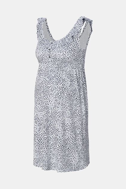MATERNITY Print Sleeveless Mini Dress