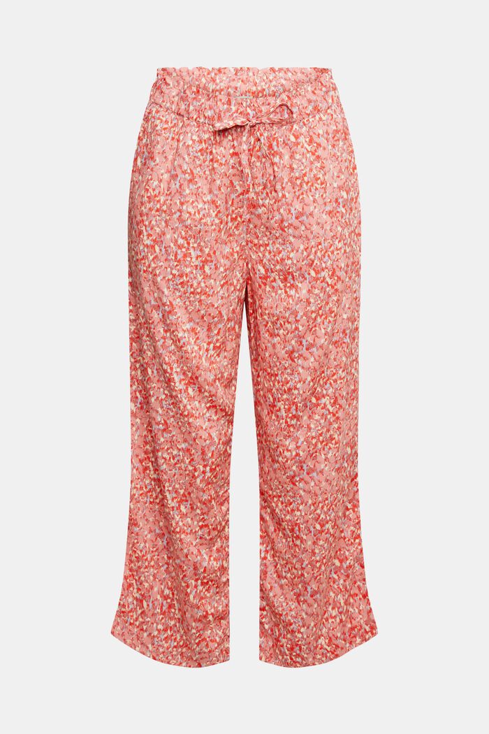Pyjama bottoms with polka dot pattern, LENZING™ ECOVERO™, TERRACOTTA 3, overview