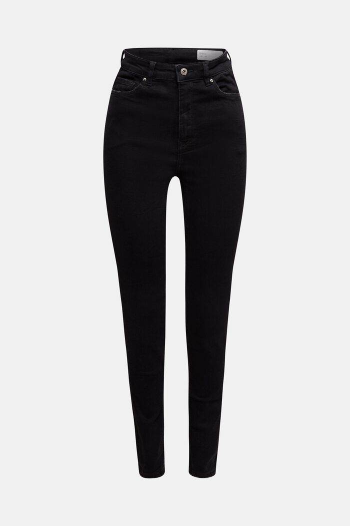 Stretch jeans with a garment-washed effect