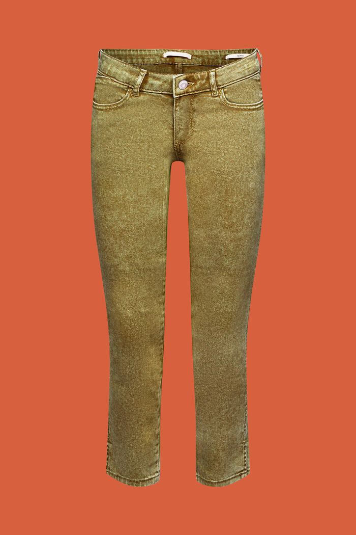 Capri twill trousers, PISTACHIO GREEN, detail image number 7