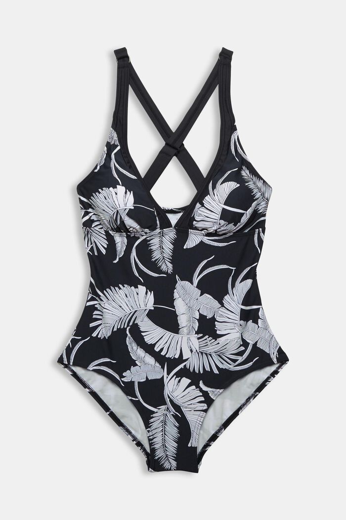 Recycled: shaping swimsuit with a print