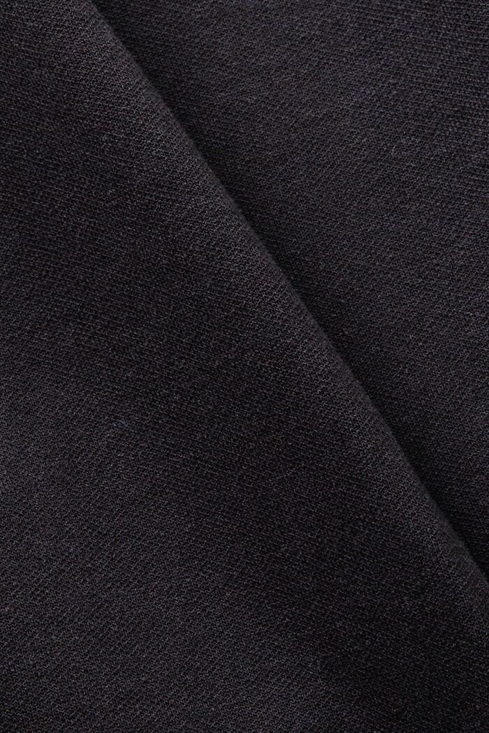 Zip-Up Cardigan, BLACK, detail image number 4