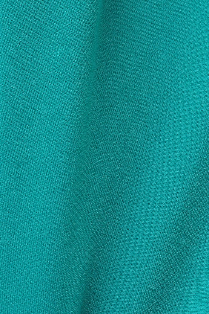 Sleeveless jumpsuit with wrapped neckline, EMERALD GREEN, detail image number 5