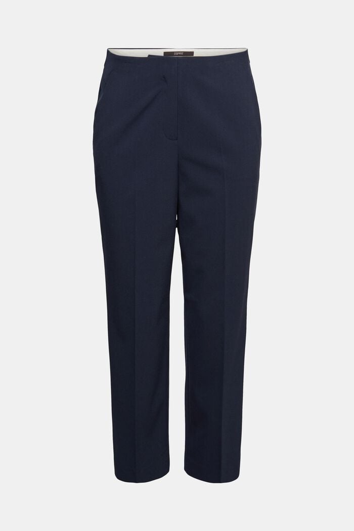 Cropped trousers, NAVY, detail image number 7