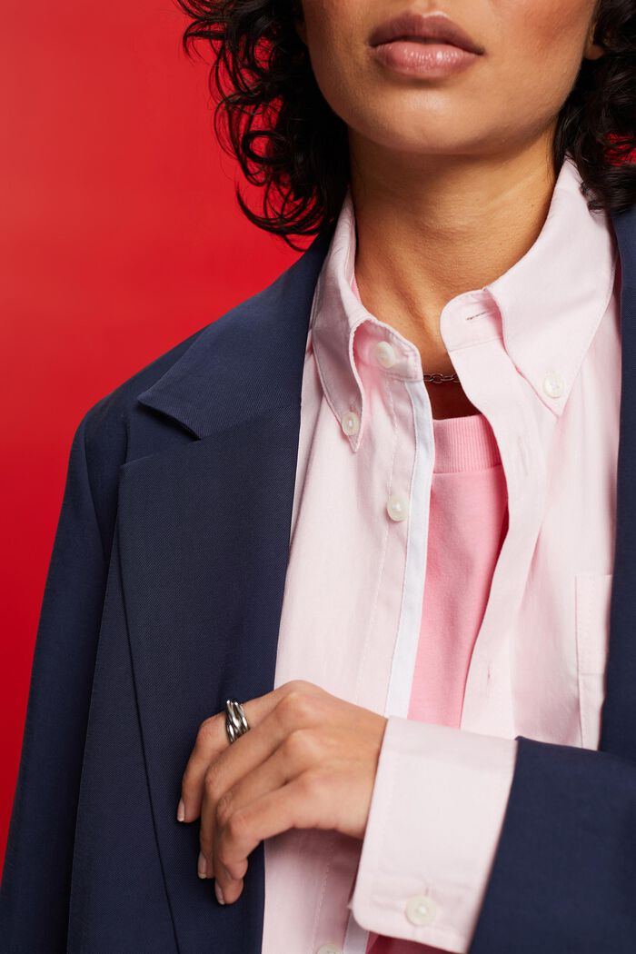 Loose-fitting blazer, LENZING™ ECOVERO™, NAVY, detail image number 2