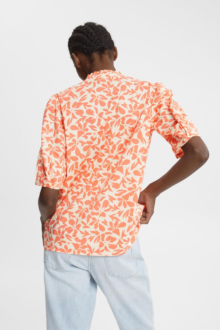 Blouses woven, CORAL ORANGE, detail image number 3