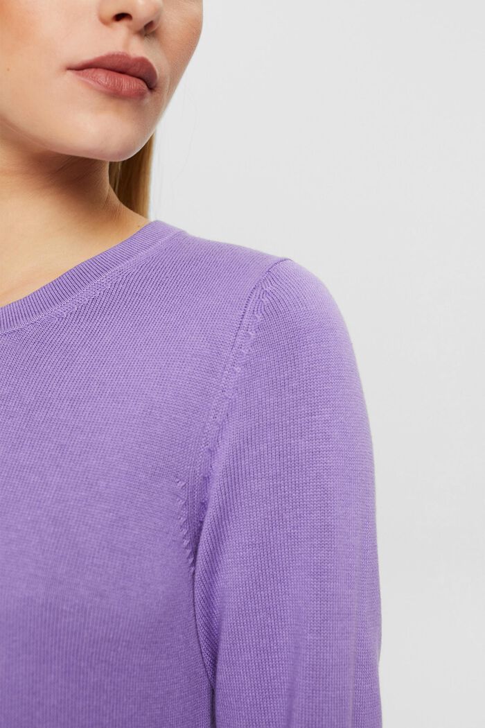 Knitted midi dress, LILAC, detail image number 0
