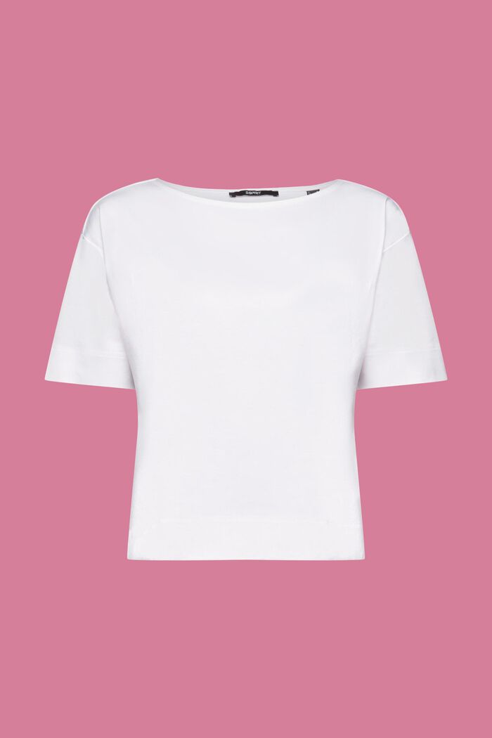 Boxy t-shirt, TENCEL™, WHITE, detail image number 6