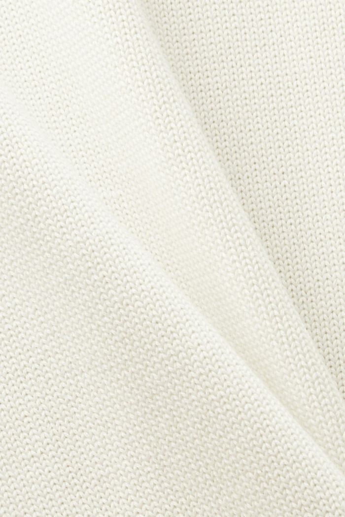 Jacquard Cotton Crewneck Sweater, ICE, detail image number 4