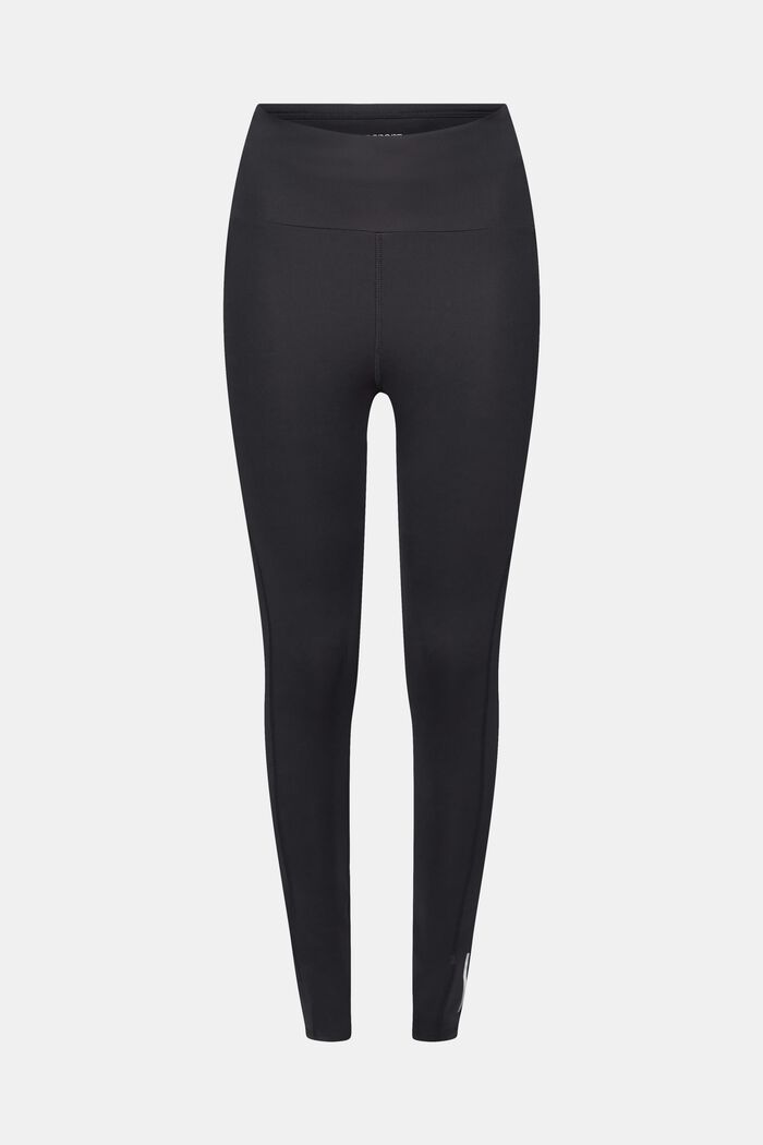 Sports leggings with E-DRY technology, BLACK, detail image number 7
