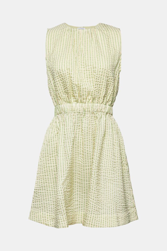 Open-Back Sleeveless Mini Dress, LIGHT GREEN, detail image number 6