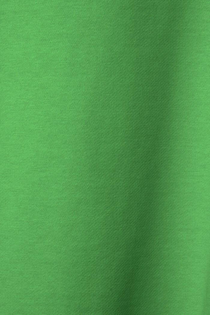 Unisex Cotton Fleece Logo Sweatshirt, GREEN, detail image number 5