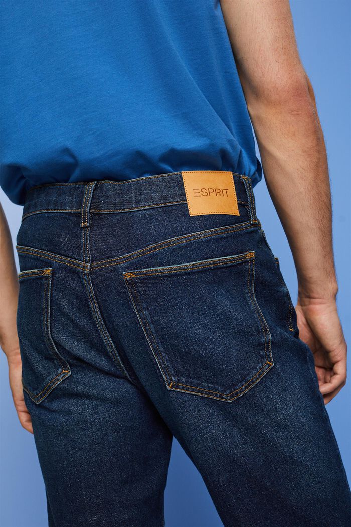 Jeans bermuda shorts, BLUE LIGHT WASHED, detail image number 4