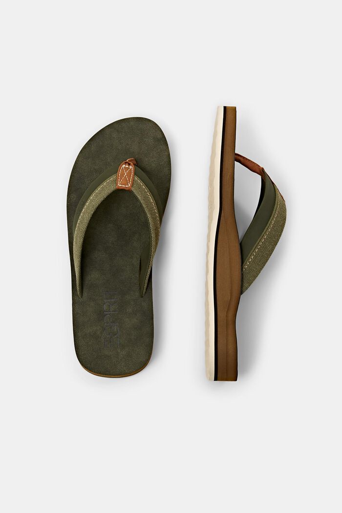 Beach Slippers, KHAKI GREEN, detail image number 5