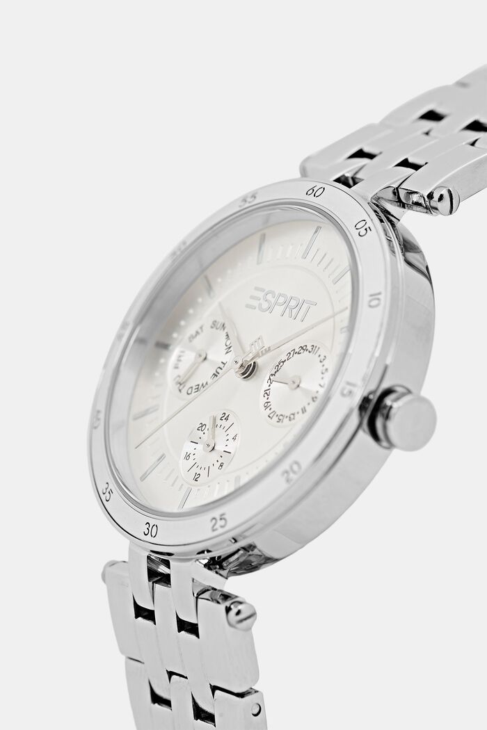 Chronograph with a link bracelet, SILVER, detail image number 1