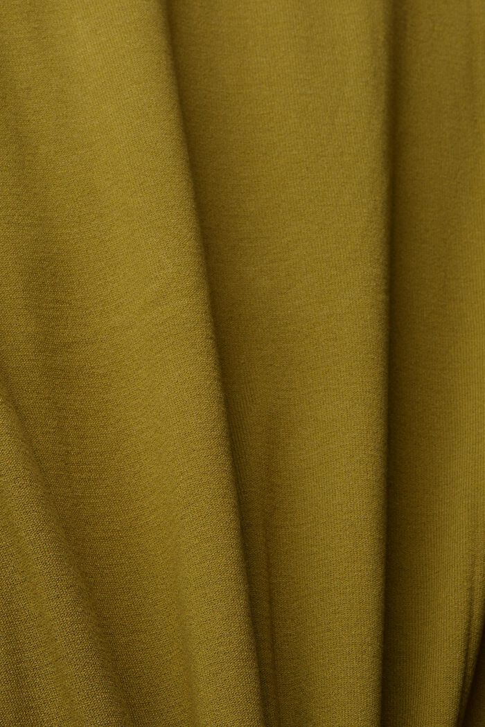 Fine knit polo shirt, LENZING™ ECOVERO™, OLIVE, detail image number 1