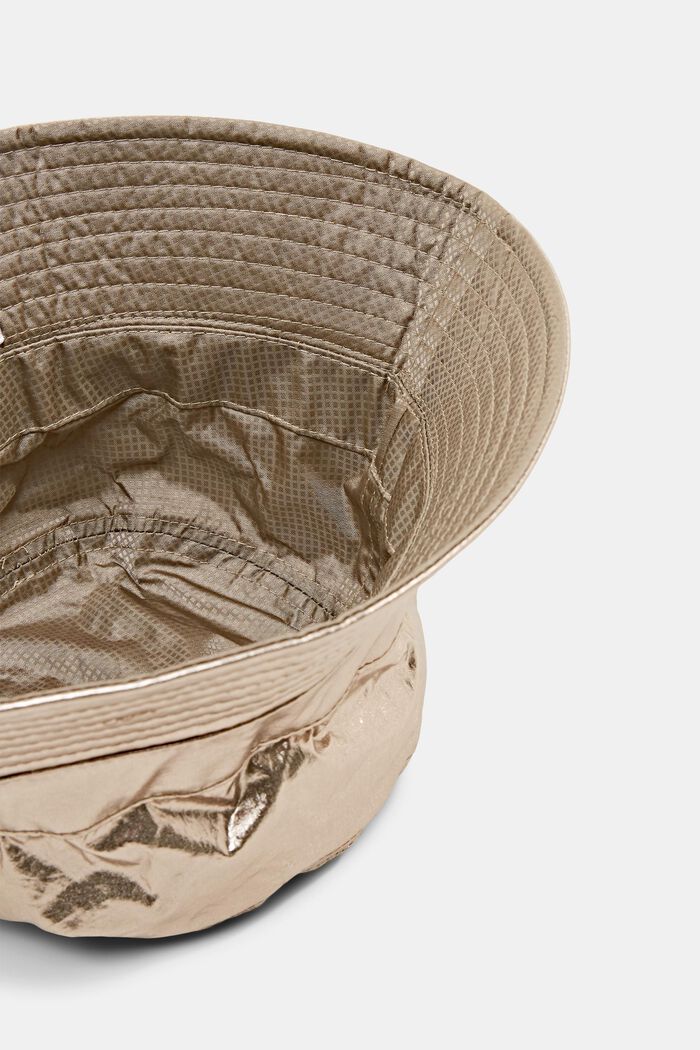 Metallic bucket hat, GOLD, detail image number 2