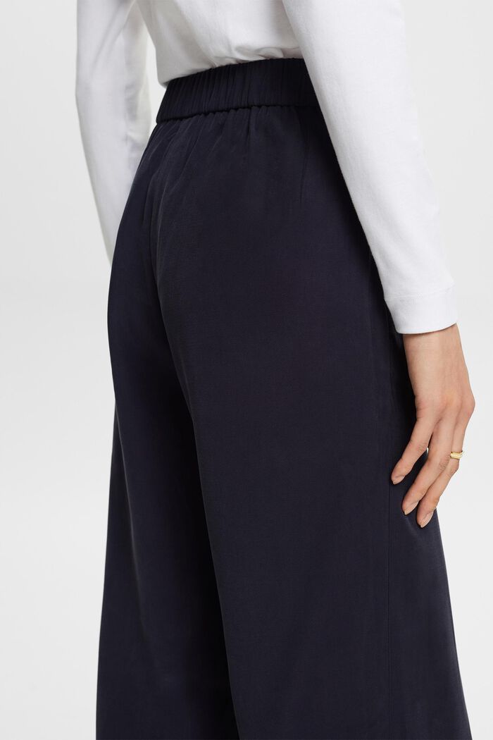 High-Rise Wide Leg Pants, NAVY, detail image number 2