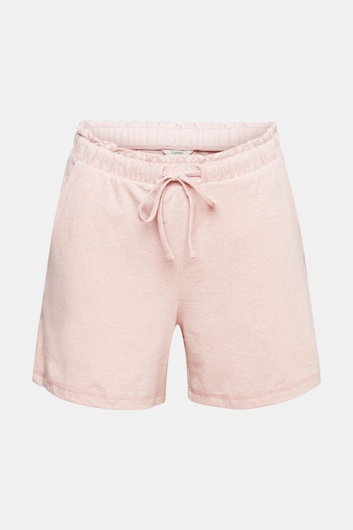 Jersey shorts with elasticated waistband, OLD PINK, detail image number 2