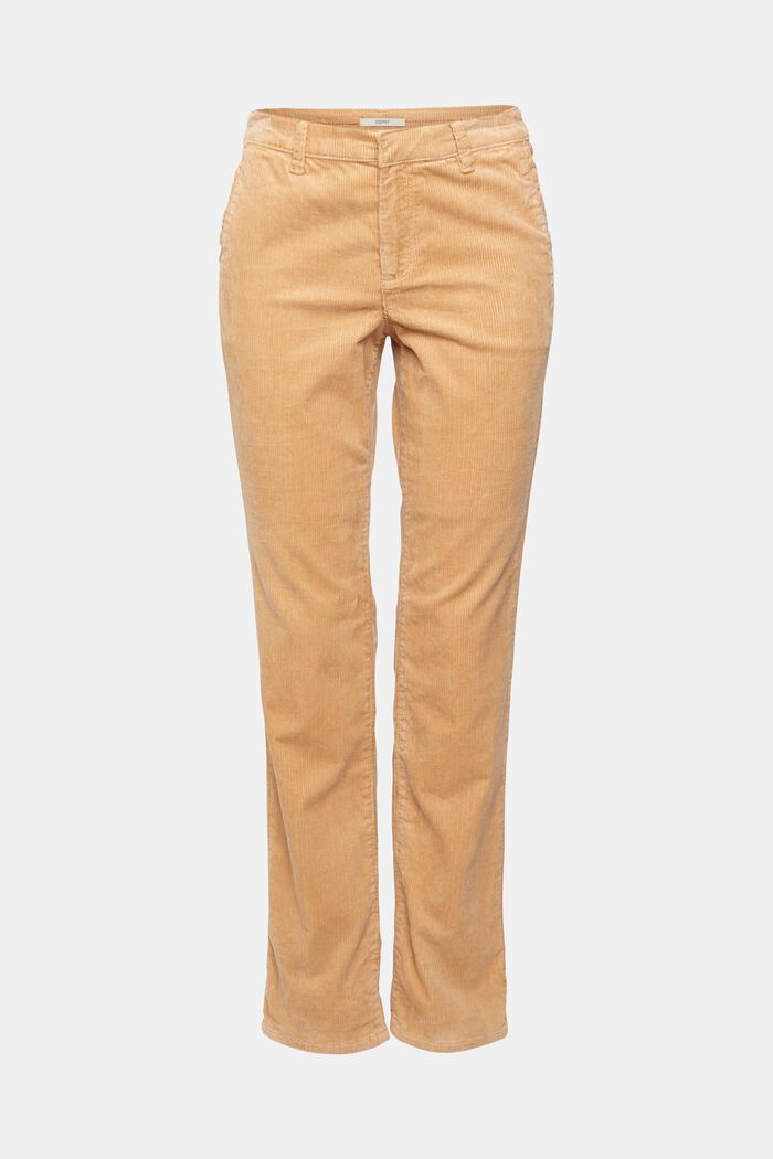 Mid-rise corduroy trousers, SAND, detail image number 2