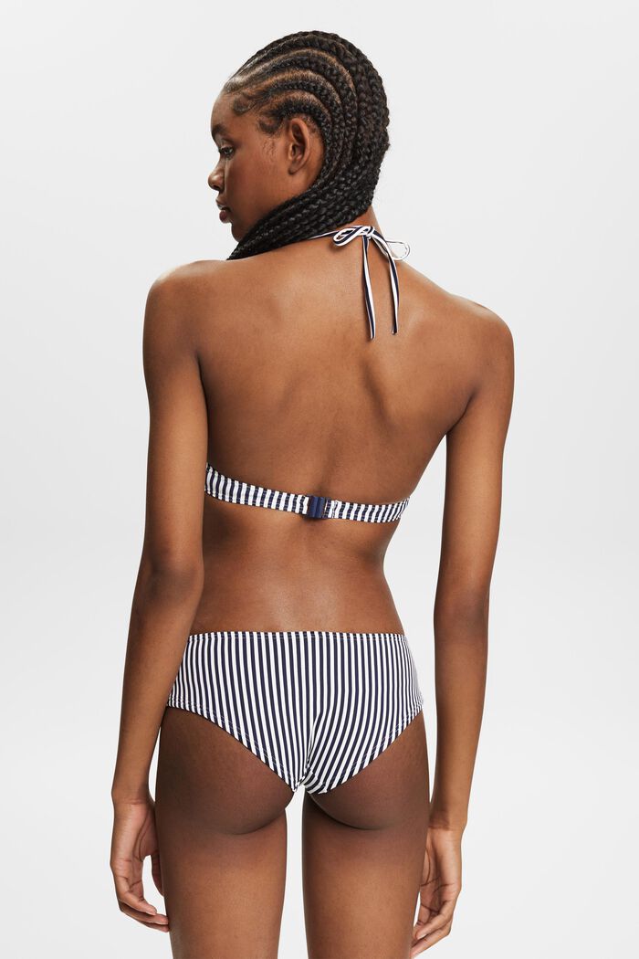 Padded Halterneck Bikini Top, NAVY, detail image number 3