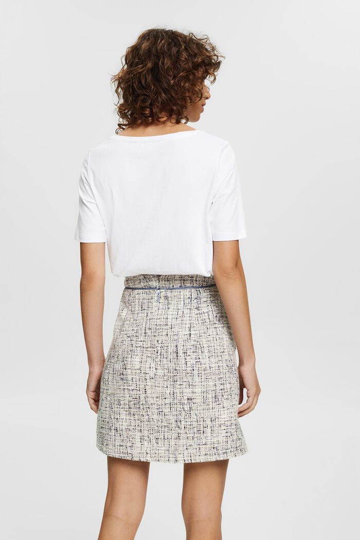 BOUCLÉ mix + match skirt, NAVY, detail image number 3