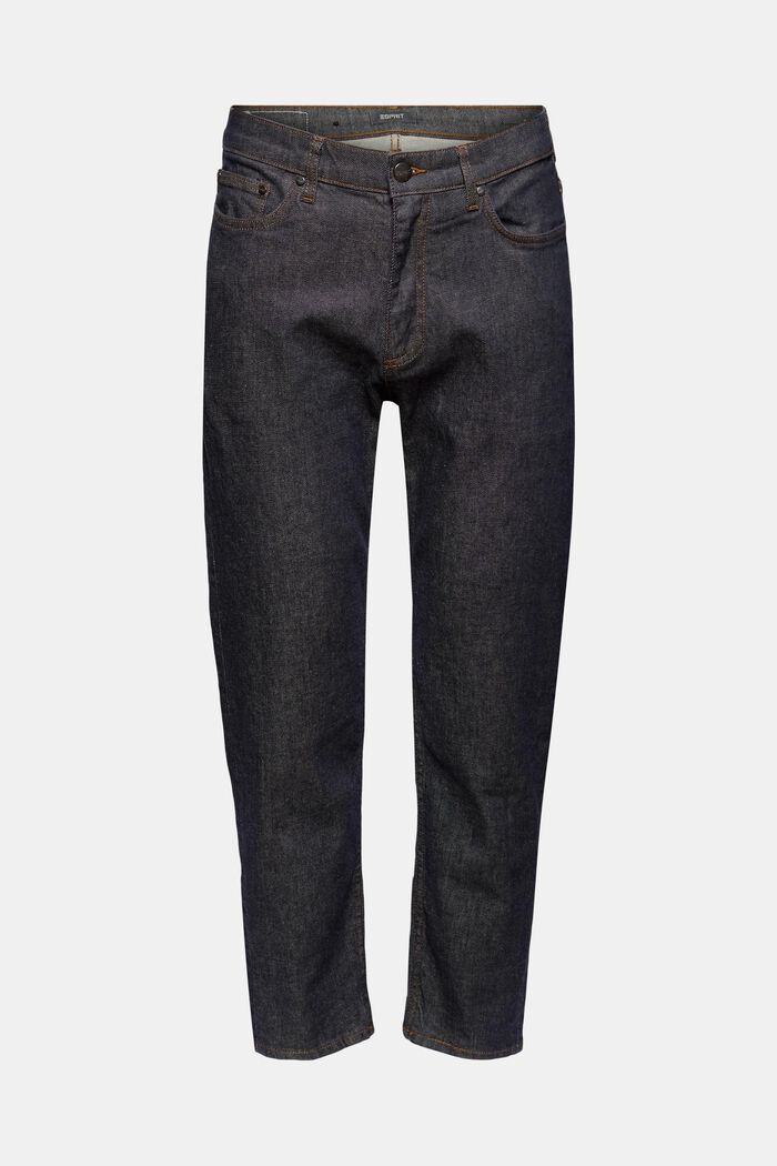 Stretch jeans in organic cotton, BLUE DARK WASHED, detail image number 0