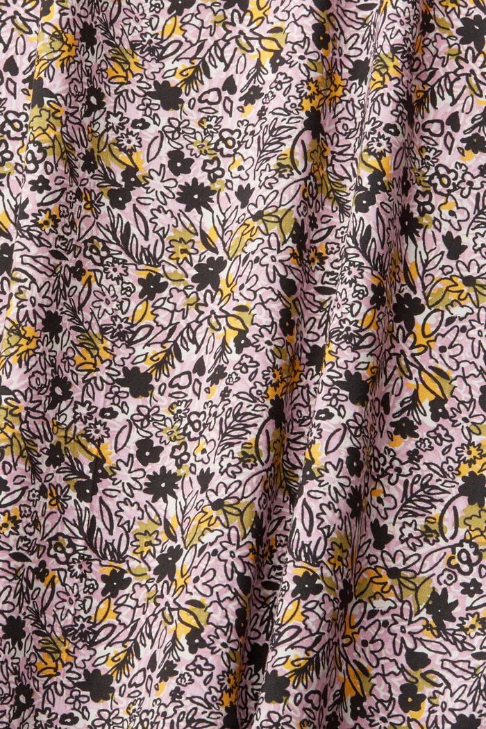 Floral pattern blouse, LENZING™ ECOVERO™:, OLIVE, detail image number 5