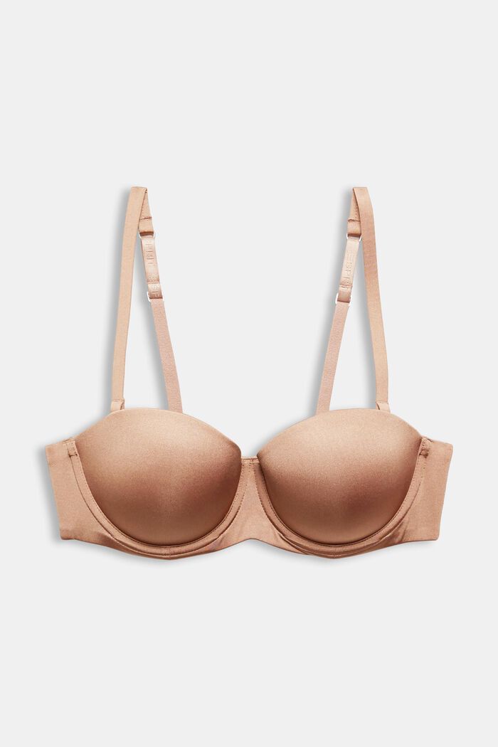 Made of recycled material: microfibre balcony bra, SKIN BEIGE, overview