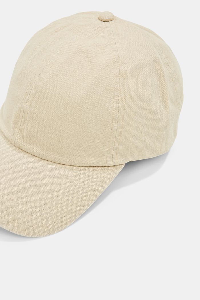 Cotton baseball cap, SAND, detail image number 1