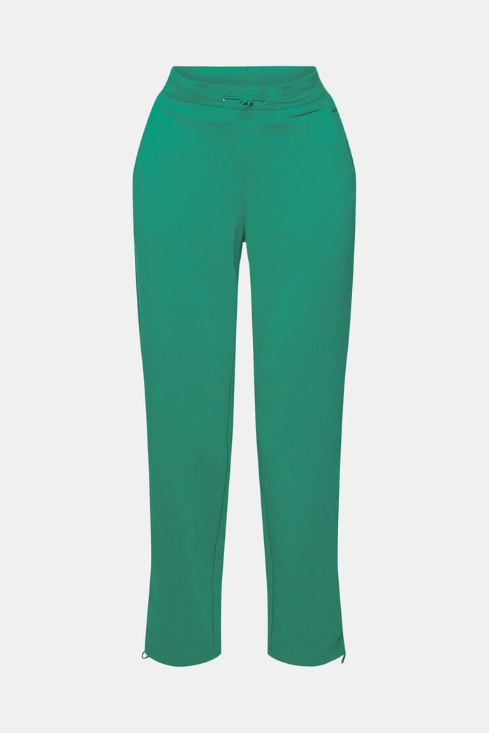 Active tracksuit bottoms in an organic cotton blend