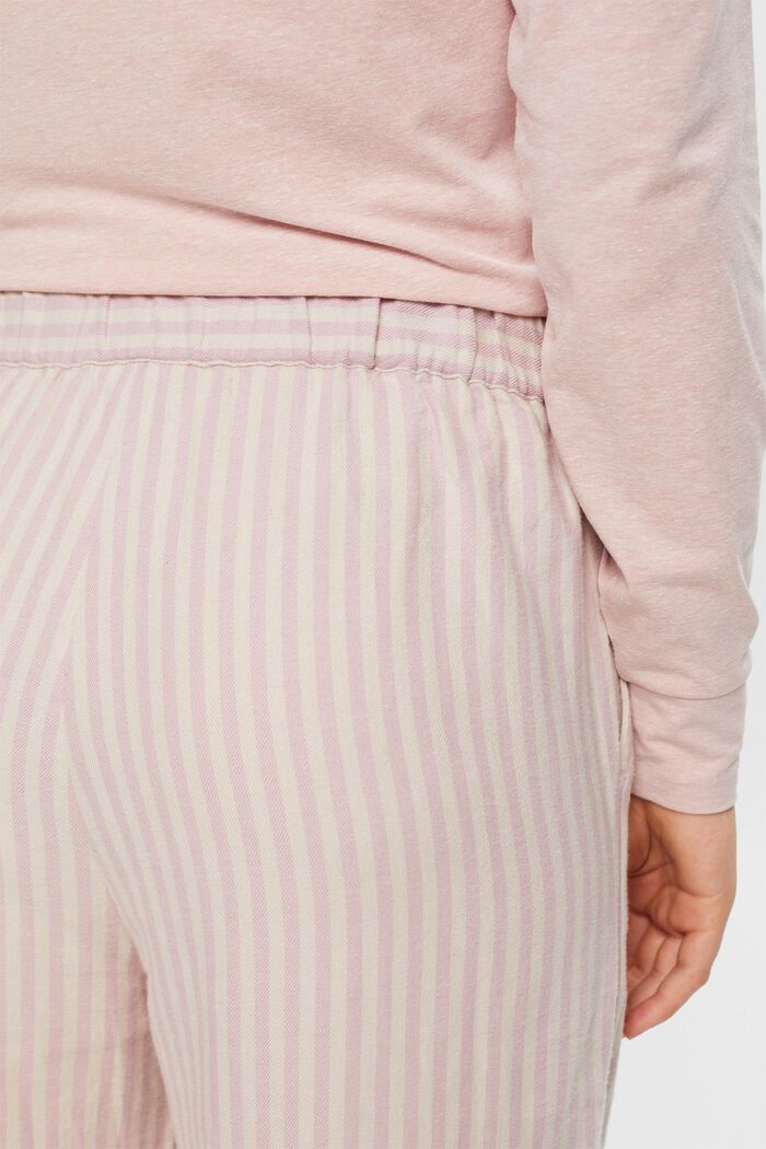 Flannel Pyjama Trousers, LIGHT PINK, detail image number 4