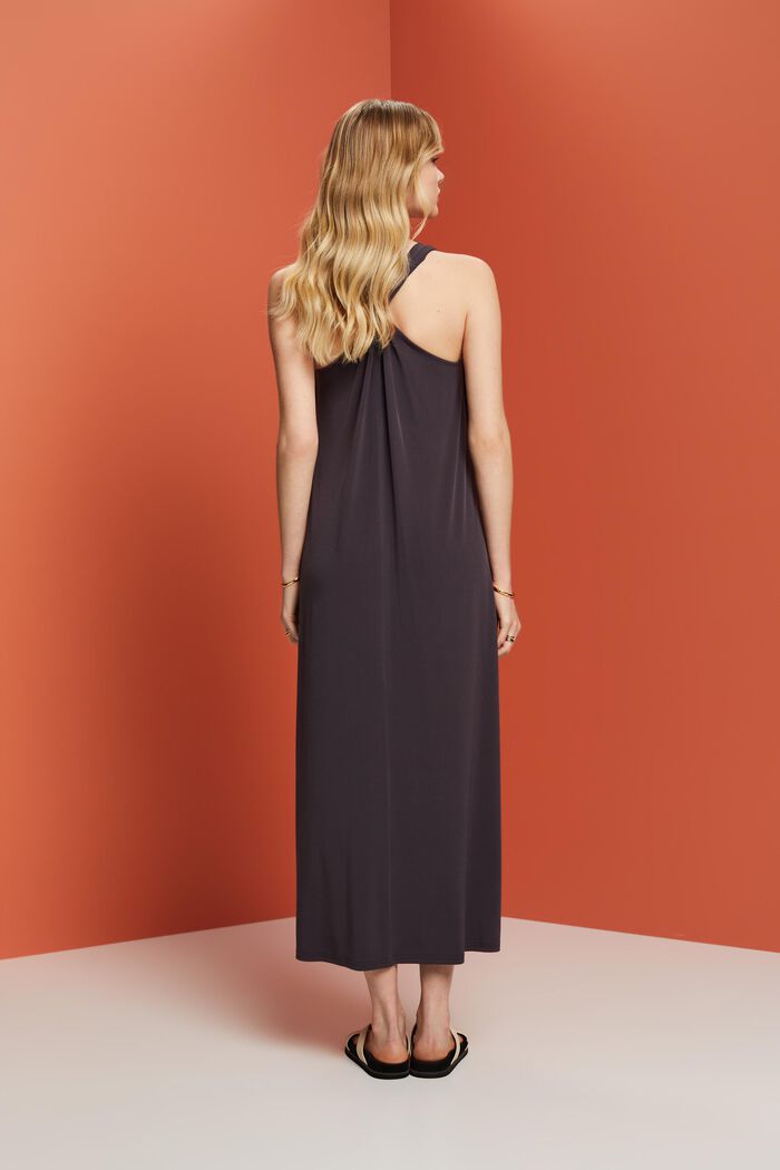Tie-Knot Maxi Dress, ANTHRACITE, detail image number 3