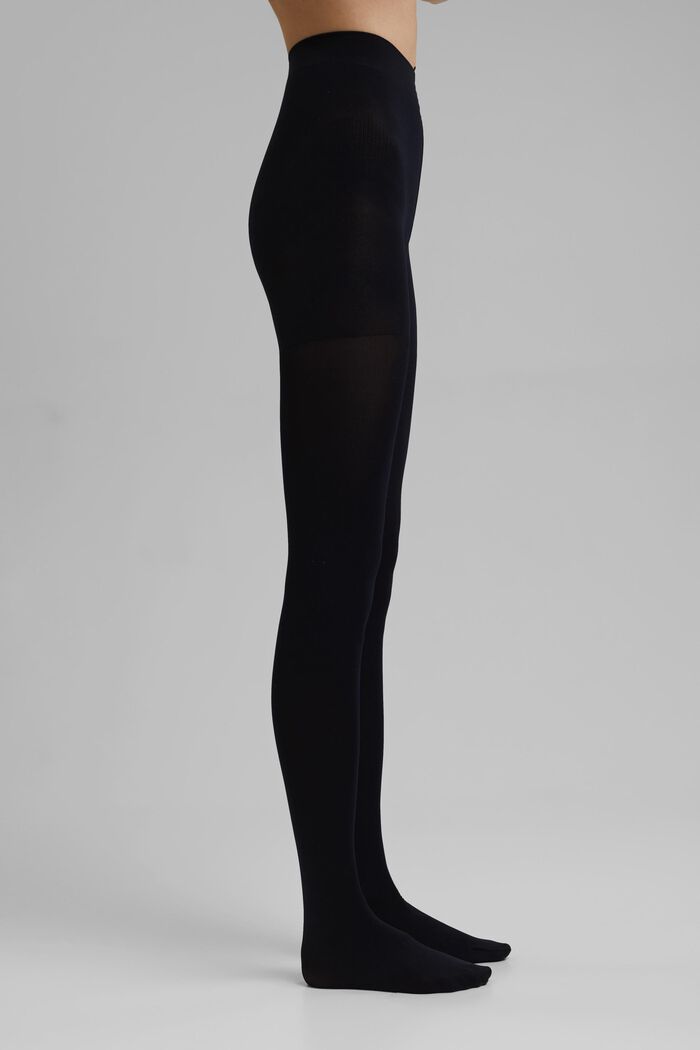 Tights with a shaping effect, 80 den, MARINE, detail image number 0