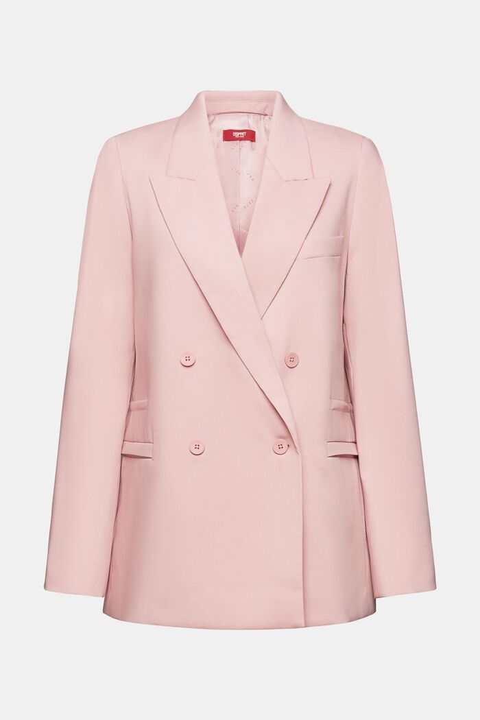 Oversized Double-Breasted Blazer, OLD PINK, detail image number 8