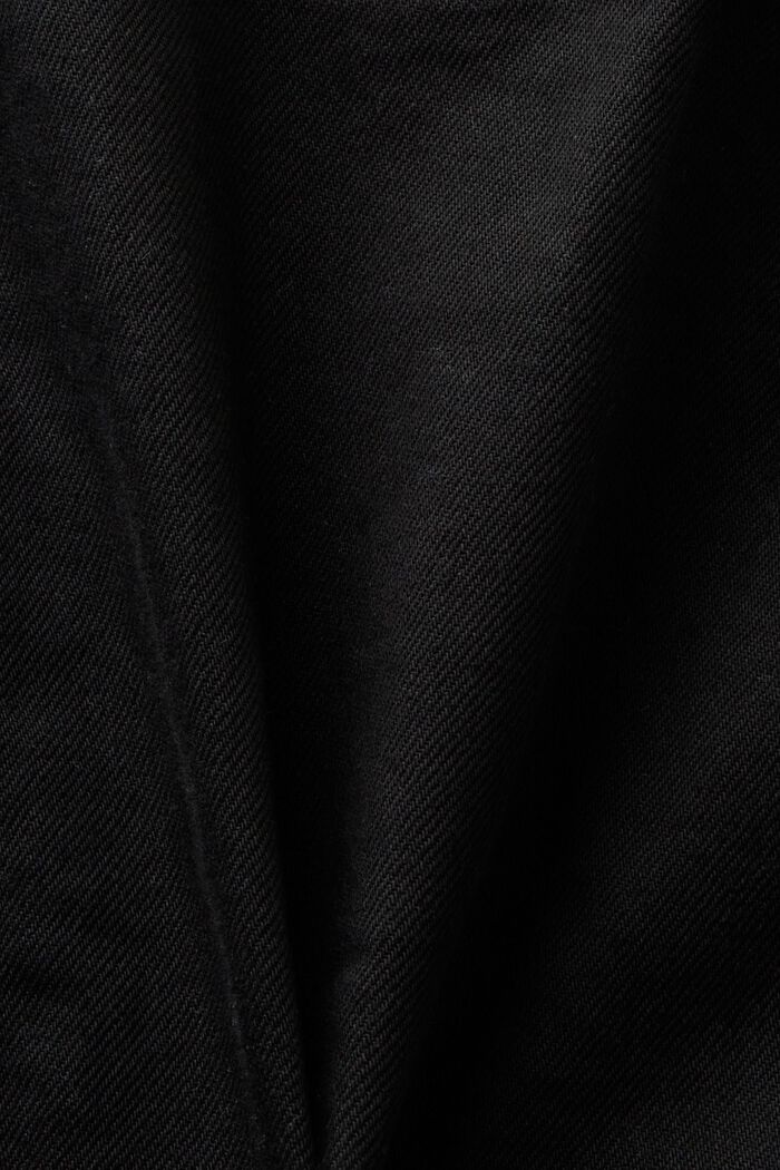 Slim Denim Jacket, BLACK DARK WASHED, detail image number 5