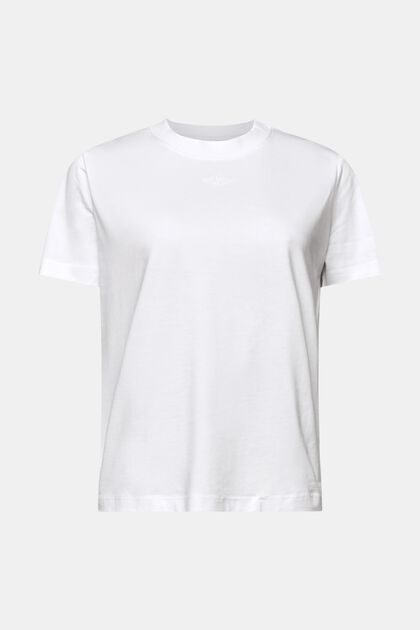Pima Cotton Embroidered Logo T-Shirt