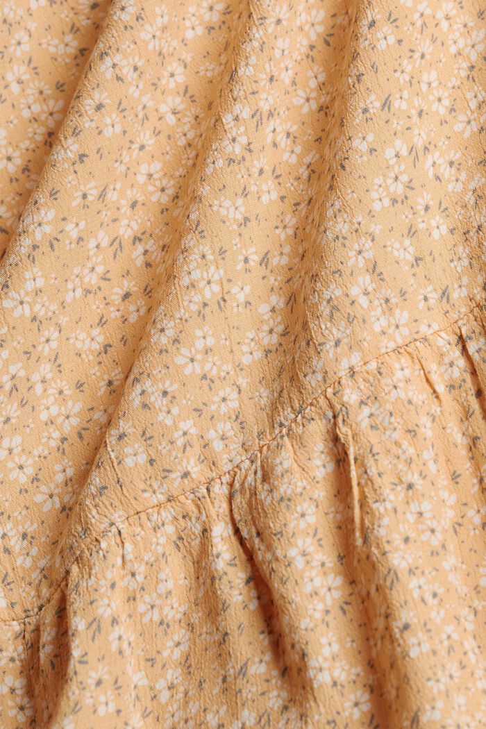 Flounce skirt made of LENZING™ ECOVERO™, ORANGE RED, detail image number 4