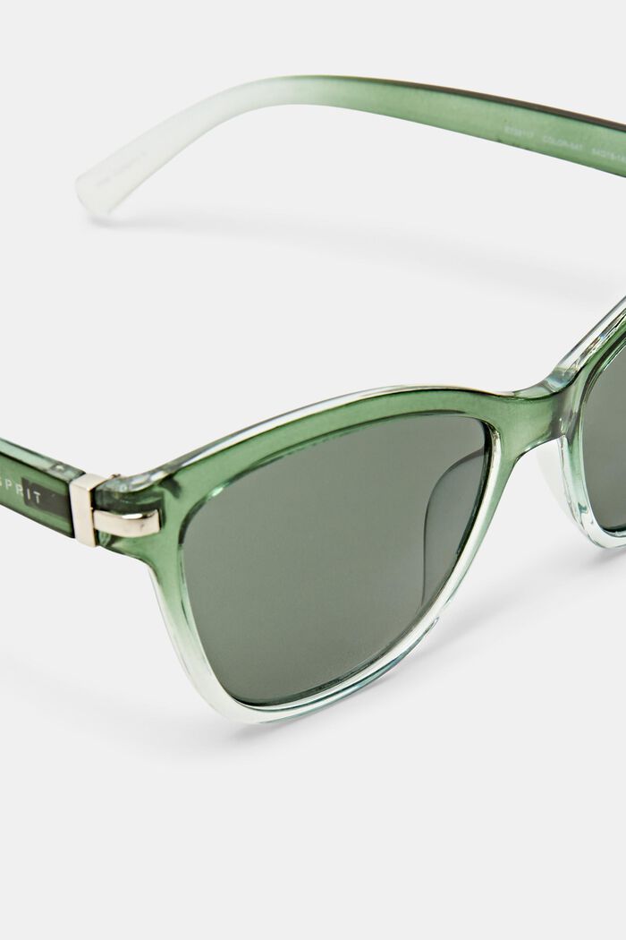 Gradient Cat-Eye Sunglasses, GREEN, detail image number 1