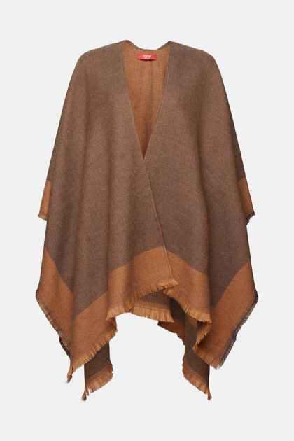 Open-Front Reversible Poncho
