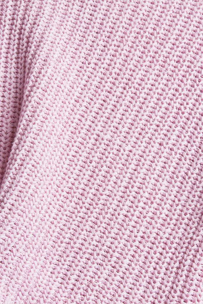 Cotton blend jumper, PINK, detail image number 4