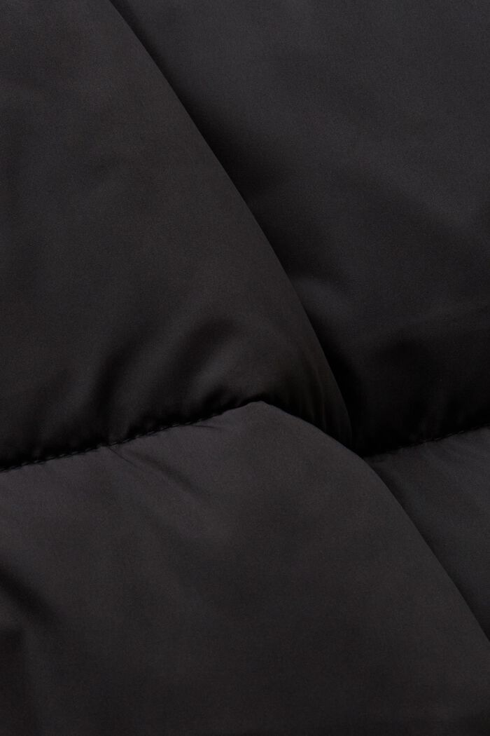 Hooded Puffer Coat, BLACK, detail image number 6