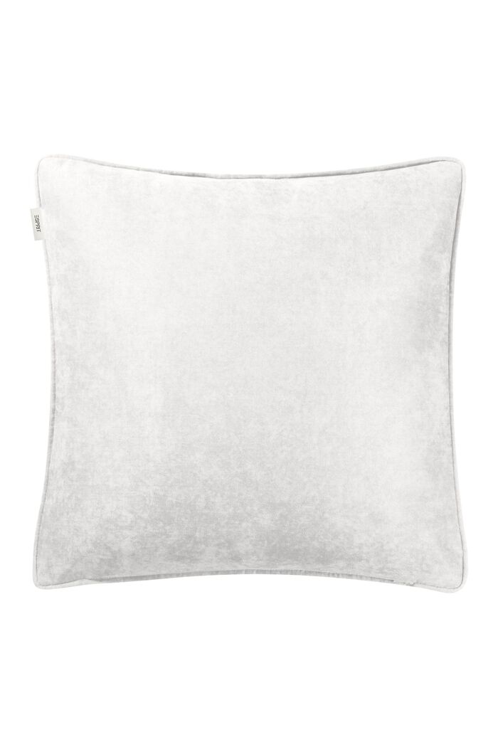 Plain coloured decorative cushion cover, OFF WHITE, detail image number 2