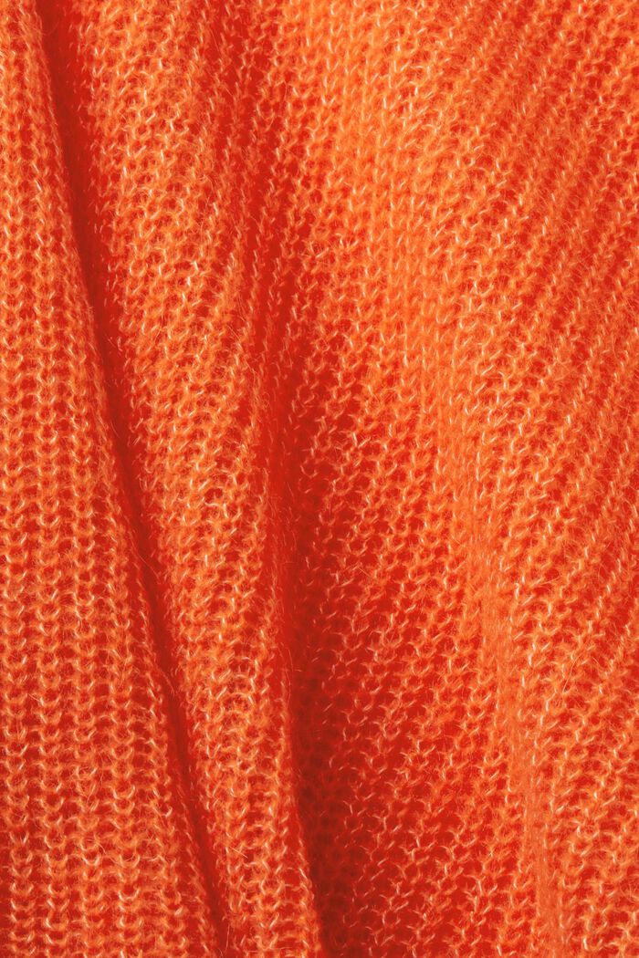 Blended mohair jumper, ORANGE RED, detail image number 6