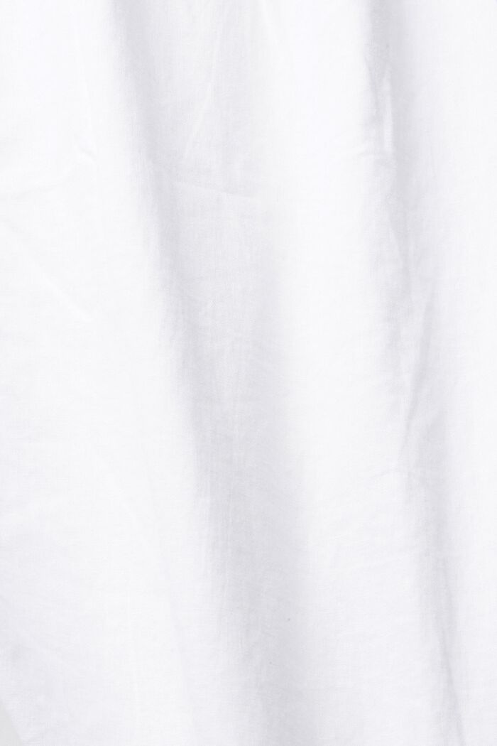 Linen blend shirt, WHITE, detail image number 4