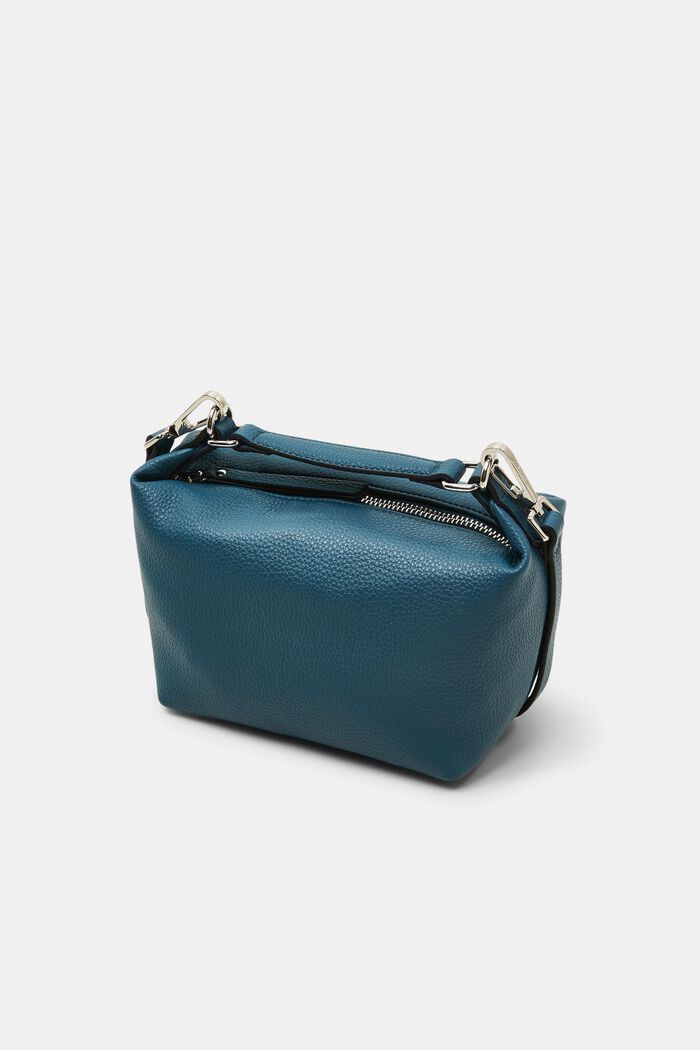 Mini Vegan Leather Bag, PETROL BLUE, detail image number 2